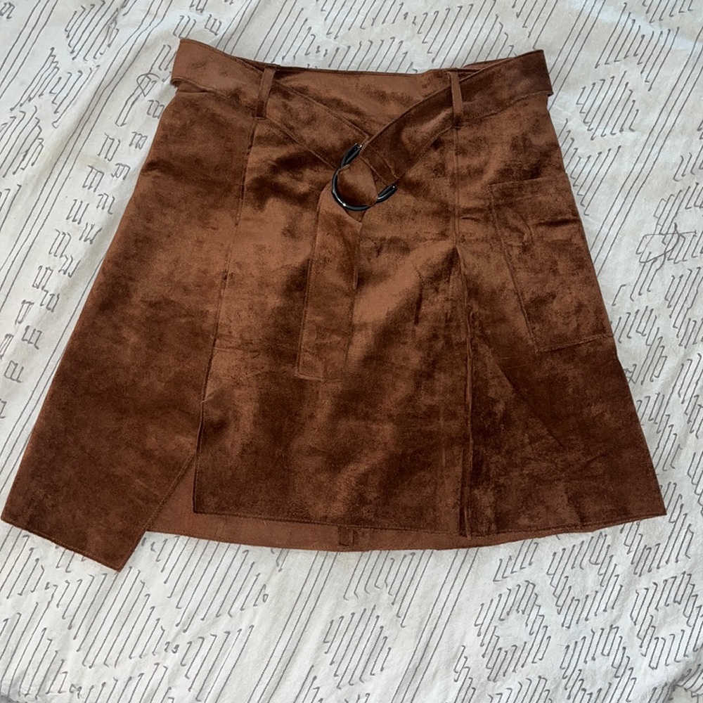 Suede skirt from Nordstrom